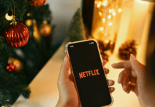 Logo de Netflix con un signo de sorpresa, por el anuncio secreto.