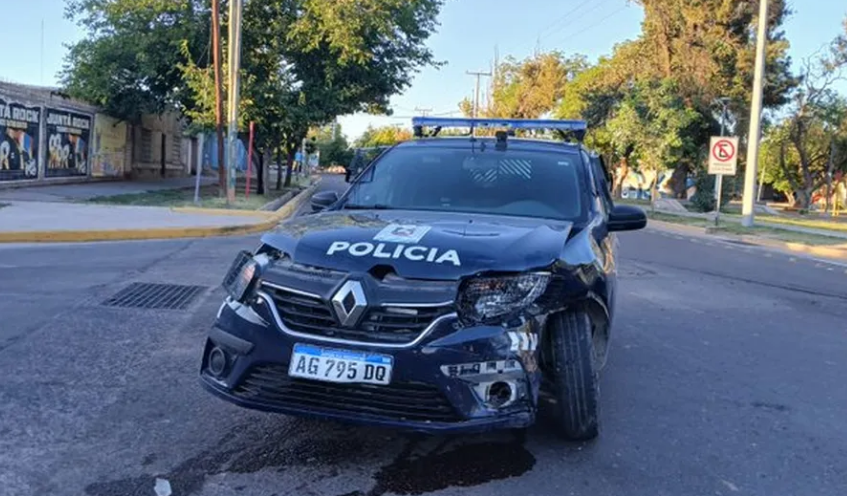 Chocaron dos patrulleros en Guaymallén