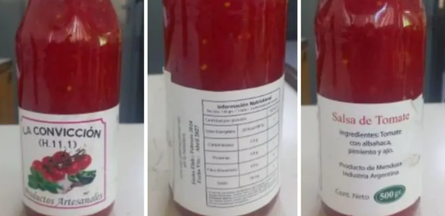prohibieron la venta de una salsa de tomate