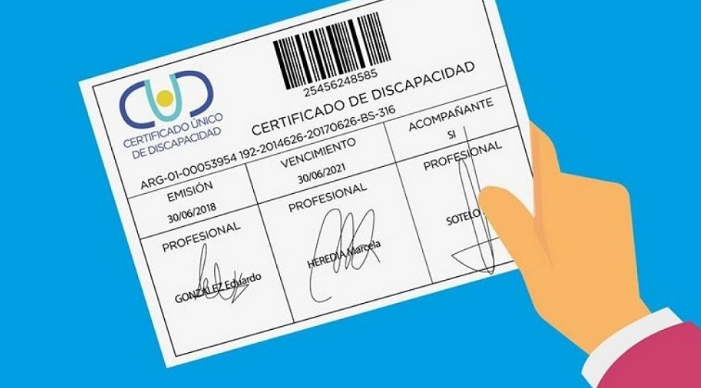 Cambios en el Certificado Único de Discapacidad