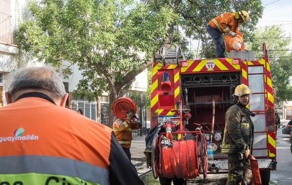 Un hombre se prendió fuego en el Mercado Cooperativo de Guaymallén