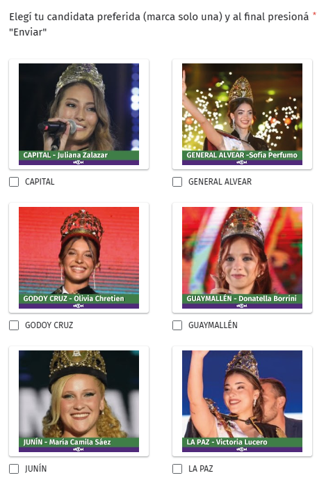 Dónde votar por la Reina de la Vendimia