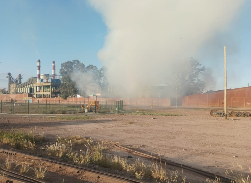 Incendio en Cristalerías Cattorini