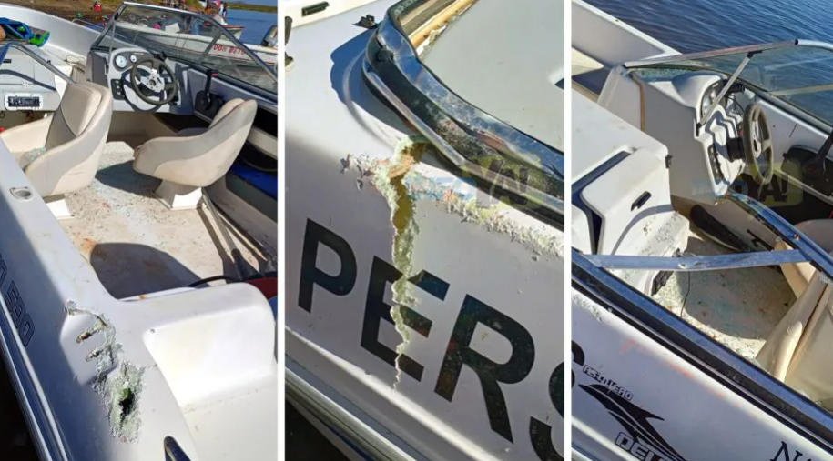 accidente náutico en El Nihuil