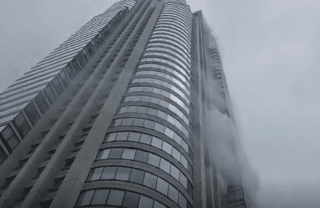 Incendio en edificio de Puerto Madero