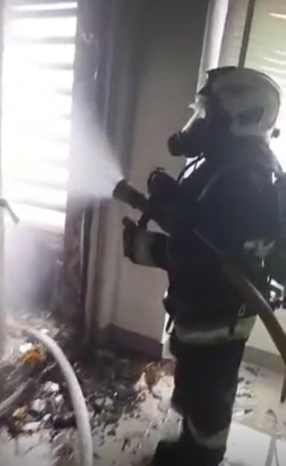 Incendio en edificio de Puerto Madero