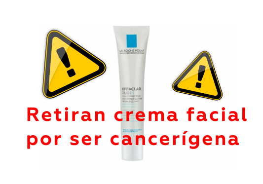 Retiran crema facial por ser cancerígena
