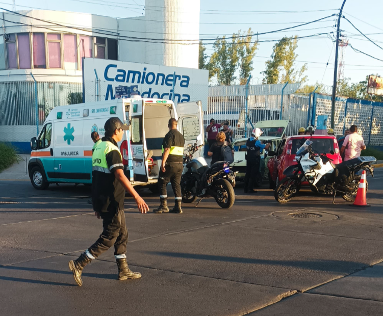 accidente en Lateral Sur Acceso Este