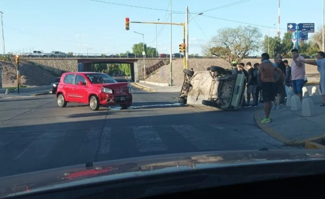 accidente en Lateral Sur Acceso Este