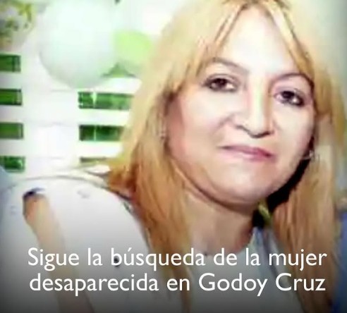 mujer desaparecida en Godoy Cruz