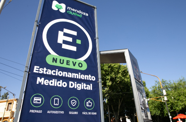 Estacionamiento medido digital en Mendoza