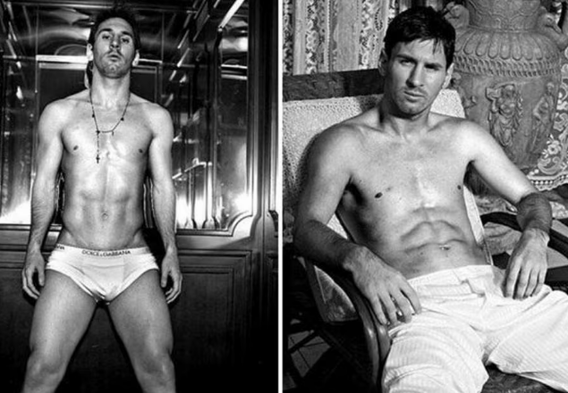 Messi en bóxer