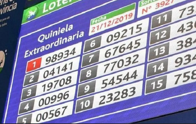  numeros favoritos de la semana