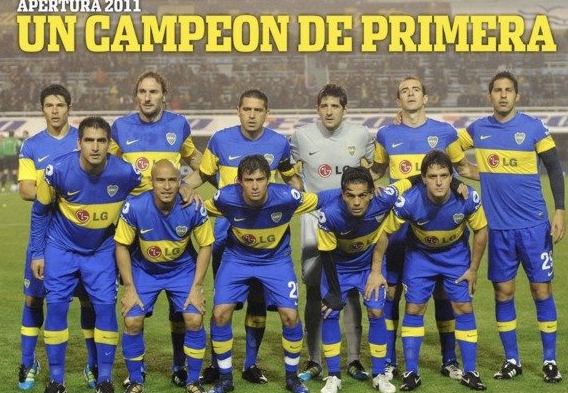 camiseta de Boca 2011