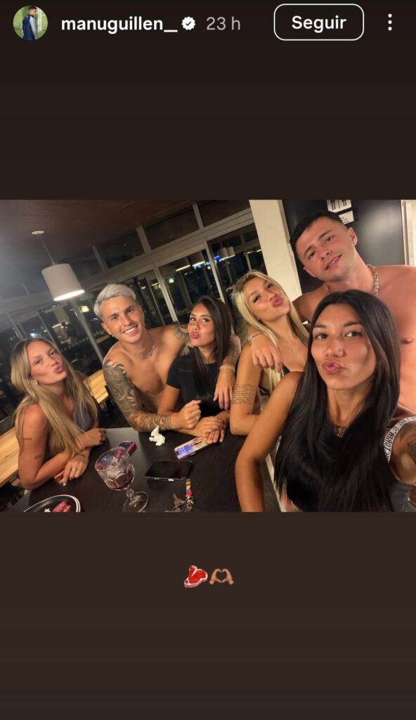 Captura de pantalla de la historia de Instagram de Manuel Guillén que generó controversia en redes sociales.